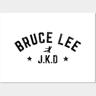 Jeet Kune Do Kick distressed Posters and Art